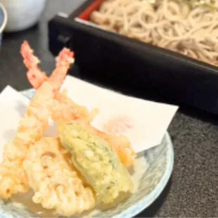 海老天ざるそば